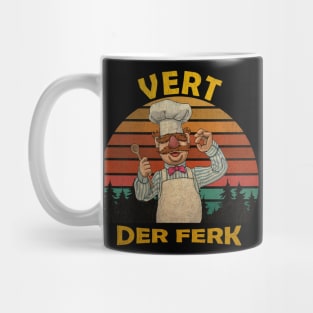 Vert Der Ferk the swedish chef Retro Vintage Mug